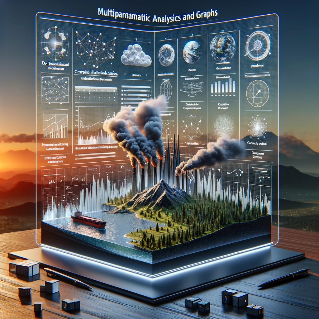 Gráficos contaminantes red de calidad del aire con aire2